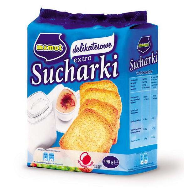 Mamut Sucharki delikatesowe 230g/10