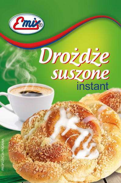 Emix Drożdże suszone instant 8g/50