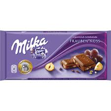 Milka Czekolada 90g orzech-rodz/23