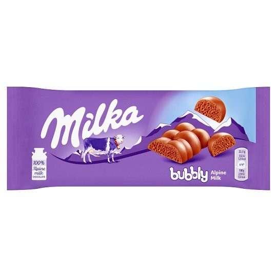 Milka Czekolada 90g bubbly mleczna/14