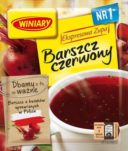 Winiary Zupa Barszcz czerw.60g inst./30