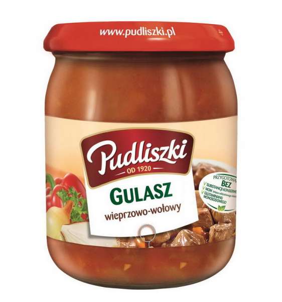 Pudliszki Gulasz wiep.woł. 460g /4
