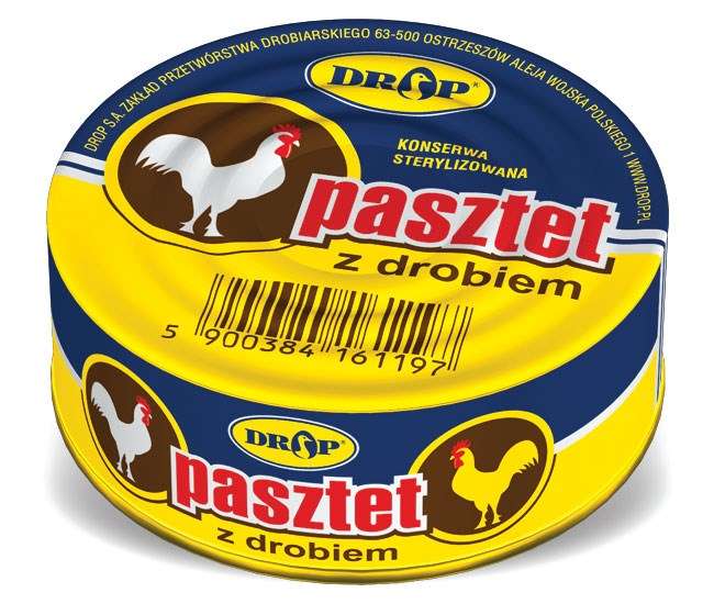 DROP Pasztet drobiowy 90g /20
